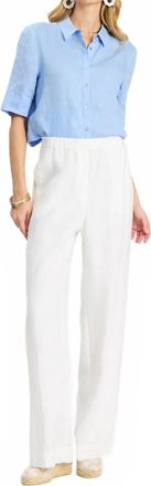 Tyler B&ouml;e Monroe Linen Pant In White