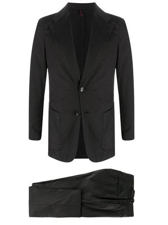 Dell'Oglio fitted two-piece suit - Black