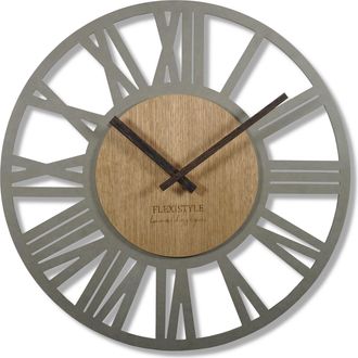 OEM Reloj De Pared Loft Adulto De 50 Cm, Gris