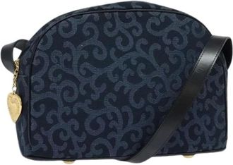Saint Laurent Pre-owned Canvas shoulder-bags - Dames - Vintage Schoudertas - Blauw - ONE Size - Vintage