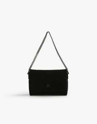 Scalpers NY - Borsa nera con catenina-Nero