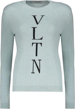 Valentino Blue Angora Womens Sweatshirt