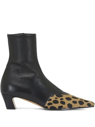 Khaite Stivali Nevada con stampa 40mm - Nero