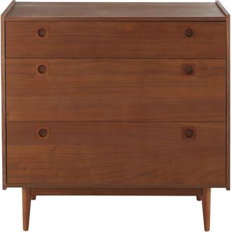 Maisons du monde Cómoda vintage con 3 cajones 91 cm