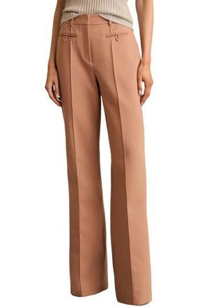 Reiss Abbey Pintuck Pleat Pants in Tan at Nordstrom Rack, Size 4 Us / 8 Uk