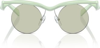 Prada 0pr A18s Round Lens Sunglasses