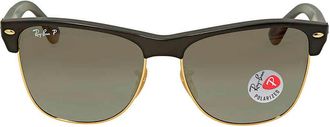 Ray-Ban Ray Ban Clubmaster Oversized Polarized Grey Gradient Square Mens Sunglasses RB4175 877/M3 57
