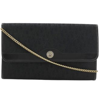Dior Pre-owned Clutches, female, Black, Size: ONE SIZE Pre-owned Canvas Shoulder Bag