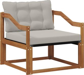 vidaXL Conjunto De Sof&aacute;s De Exterior Natural Vidaxl