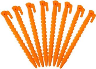 No Brand Estacas Para Tiendas De Campa&ntilde;a - Estacas De Pl&aacute;stico Para Jard&iacute;n - Para Asegurar Actividades Al Aire Libre - Material Pl&aacute;stico Resistente - 22,5 Cm D