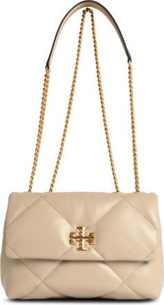 Tory Burch Tory Burch kleine Kira converteerbare schoudertas in beige leer