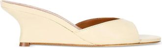 Staud Brigitte sandalen met sleehak - Beige