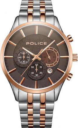 Police PEWJI2194340 Mens Cage Watch - Silver - One Size