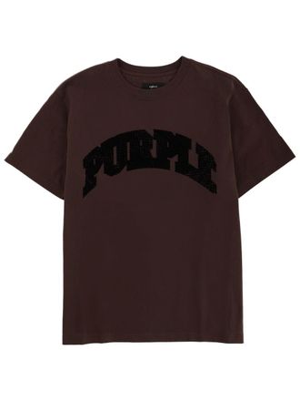 Purple T Shirt With Logo