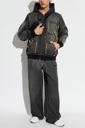 Off-white Hoodie, Mens, Grey