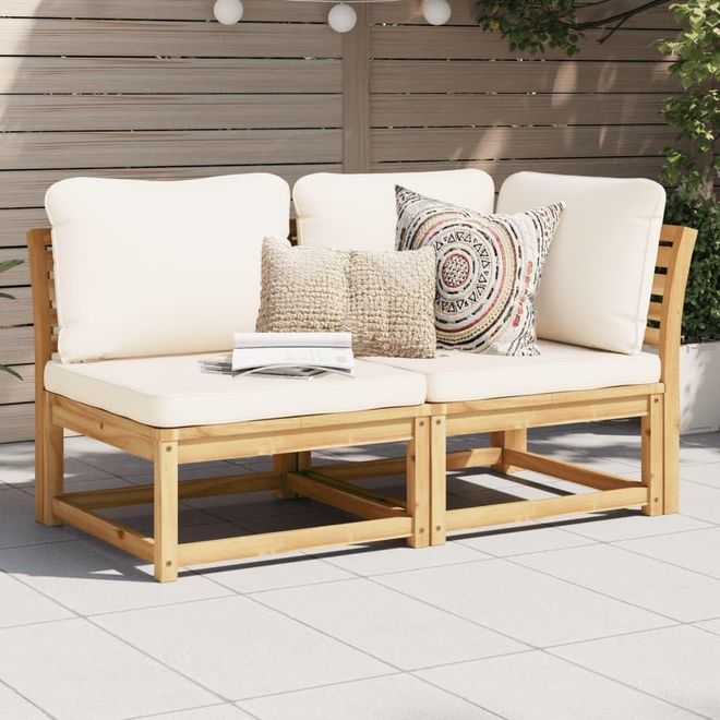 Festnight Gartensofa 2 Sitzer Balkon Lounge Klein Balkon Sofa Holz Balkonmöbel Holzsofa Sitzbank Garten Lounge Sofa Outdoor Gartenlounge Couch Gartenbank Sitzec ab 232,03 €