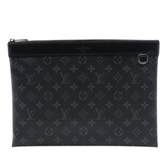 Louis Vuitton Pre-owned Discovery Pochette PM - Heren - Pre-owned - Zwart - Maat: ONE Size Leer