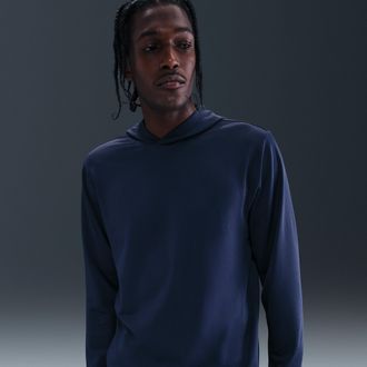 Nike Mens Velocity Therma-FIT Golf Hoodie in Blue | IB0299-419