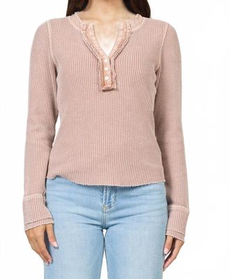 Dear John Denim Luna Top In Clay Pink