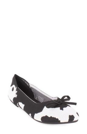 Elie Tahari Tortuga Ballet Flat in Black Pony at Nordstrom Rack, Size 7.5