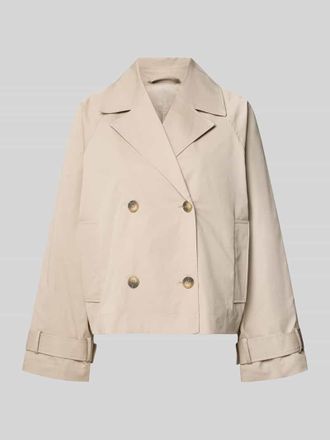 Selected Regular Fit Trenchcoat-Jacke aus Baumwoll-Mix Modell NEW CILO in Beige, Gr&ouml;&szlig;e 34