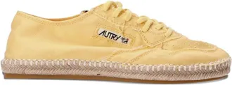Autry Yellow Low Top Sneakers