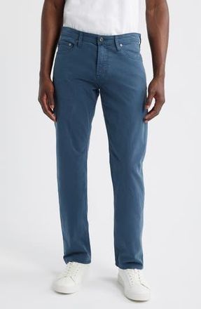 AG - Adriano Goldschmied Prot&eacute;g&eacute; Italian Light Bedford Straight Leg Pants in Sulfur Pier Blue at Nordstrom Rack, Size 31 X 34