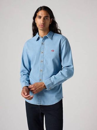 Levi's Battery Housemark Slim Fit Shirt - Mens - 2XL - Blue