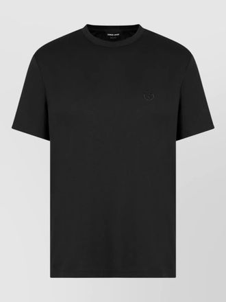 Giorgio Armani crew neck short sleeve cotton jersey top