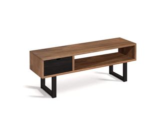 HOGAR 24 Mueble estilo industrial-vintage, madera maciza con caj&oacute;n y estante