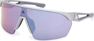 adidas Sportieve zonnebril Sp 0103 Anemo Model - unisex - Zonnebrillen - Grijs - 54 MM - Accessoires