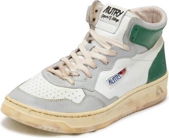 Autry Super Vintage Mid Schoenen - Heren - Sneakers - Veelkleurig - 42 EU - Leer - Schoenen