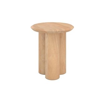 Rendez-Vous D&eacute;co Mesa auxiliar de madera de mangos D40 cm