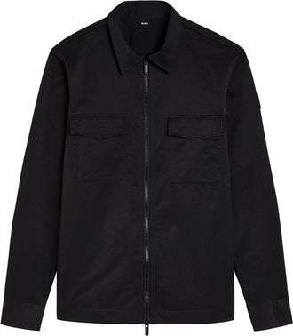 BOSS Boss Shell Overshirt - Black - Xxl