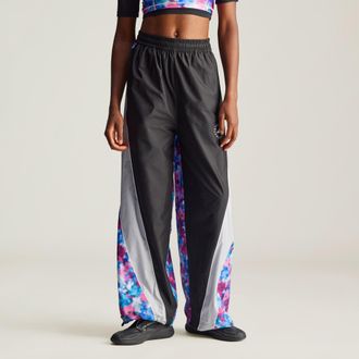 adidas ADIDAS by Stella McCartney Womens Track Pants - Black/Multicolour Recycled Material - Size X-Small