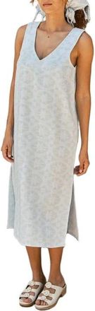 Ace & Jig Beth Reversible V-neck Shift Dress in Calm at Nordstrom, Size Xx-Small