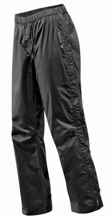 Vaude Fahrradhose VAUDE WOMENS FLUID FULL-ZIP PANTS S/S, Damen, Gr. 48, N-Gr, schwarz, Obermaterial: 100% Polyester, Hosen Fahrradhose, wasserabweisende Obe