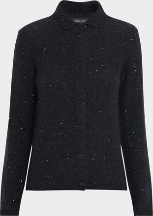 Fabiana Filippi Button-Down Sequin Cardigan