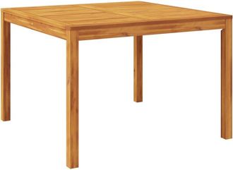 vidaXL Garden Dining Table 110x110x75 cm Solid Wood Acacia vidaXL