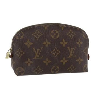 Louis Vuitton Pre-owned Clutches, female, Brown, Size: ONE SIZE Pre-owned Canvas Pouch