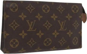Louis Vuitton Pre-owned Clutches, female, Brown, Size: ONE SIZE Pre-owned Canvas Clutch