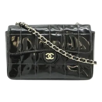 Chanel Pre-owned Cross Body Bags, female, Black, Size: ONE SIZE Pre-owned 2.55 Patent Leather 2way Waist Bag