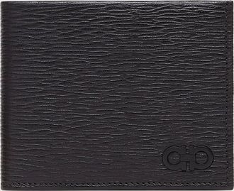 Ferragamo Uomo Portafoglio Gancini con portamonete Nero
