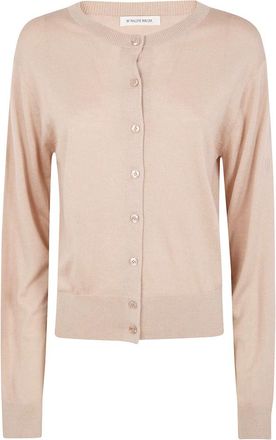 By Malene Birger Montie Cardigan - Dames - Vesten - Roze - S - Wol - Truien & Vesten