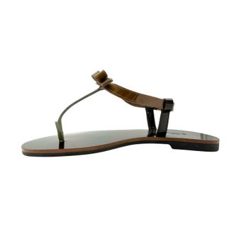 Ferragamo Womens My Summer Thong Sandal In Jeans