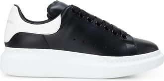 Alexander McQueen Oversized Sneakers - Dames - Sneakers - Zwart - 35 EU - Leer - Schoenen