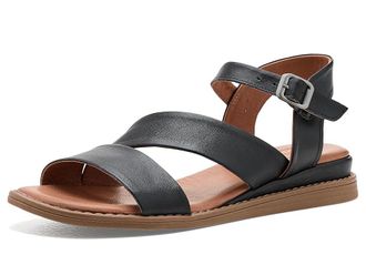 Miz Mooz Harmony Wedge Sandals Womens Wedge Shoes Black : EU 42 (US Womens 10.5-11) B - Medium, Leather