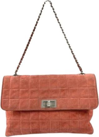 Chanel Pre-owned Cross Body Bags, female, Pink, Size: ONE SIZE Pre-owned 2.55 Shoulder Bag