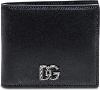 Dolce & Gabbana Leren Kaarthouder - Heren - Portefeuilles - Zwart - ONE Size - Leer - Accessoires