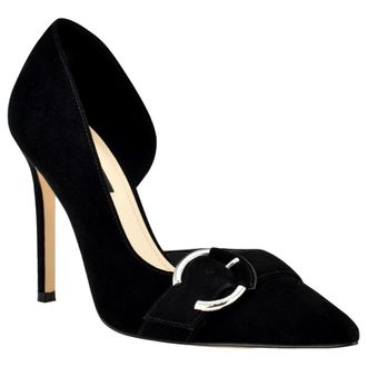 Nine West Finite Black Suede WNFINITE-002 Womens